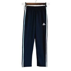 Adidas Boy's Sweatpants 3 Stripe Regular Fit Black - Youth Size 8